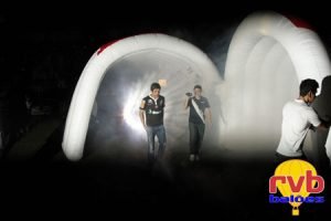 Túnel Trem Bala Inflável