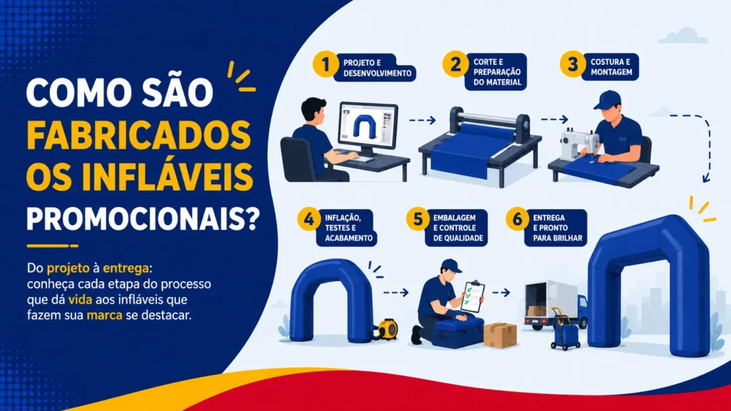 Como São Fabricados os Infláveis Promocionais?