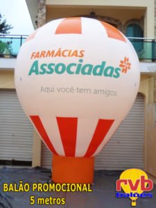 Balão da solidariedade com 5 metros personalidade para FARMÁCIAS ASSOCIADAS