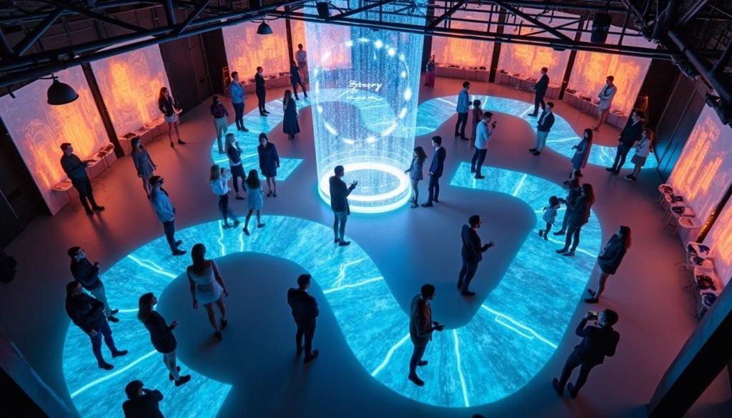 Evento imersivo utilizando tecnologia