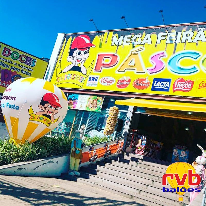 Balão Inflável Promocional Cia dos Doces