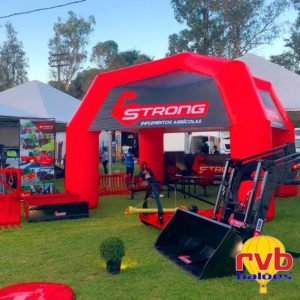 Balões Infláveis Personalizados Tenda Strong