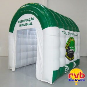 Túnel Inflável de Desinfecção Hidromotor