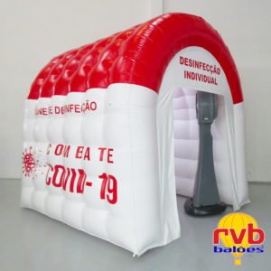 Túnel Inflável de Desinfecção RVB