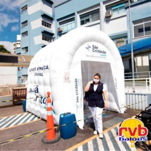 Desinfectar ambientes comerciais: Túnel Inflável de Desinfecção São Cristóvão