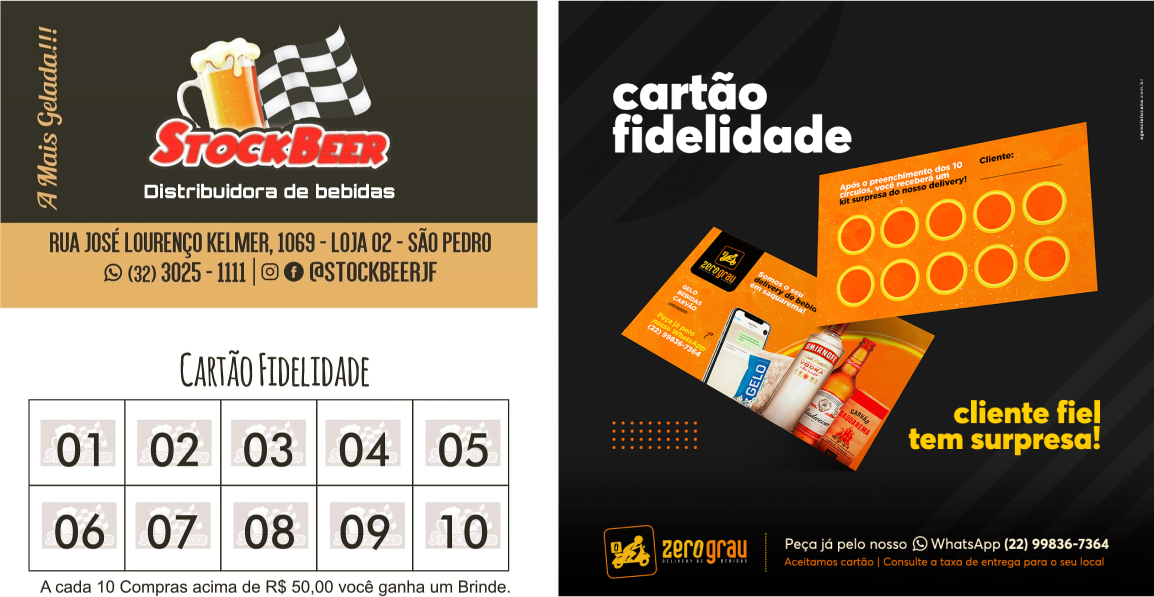 Programa de cartão fidelidade para distribuidora de bebidas