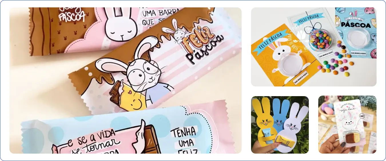 Ideias de brindes de páscoa para empresas
