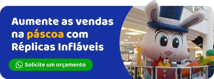 Solicite um orçamento de réplicas infláveis para páscoa