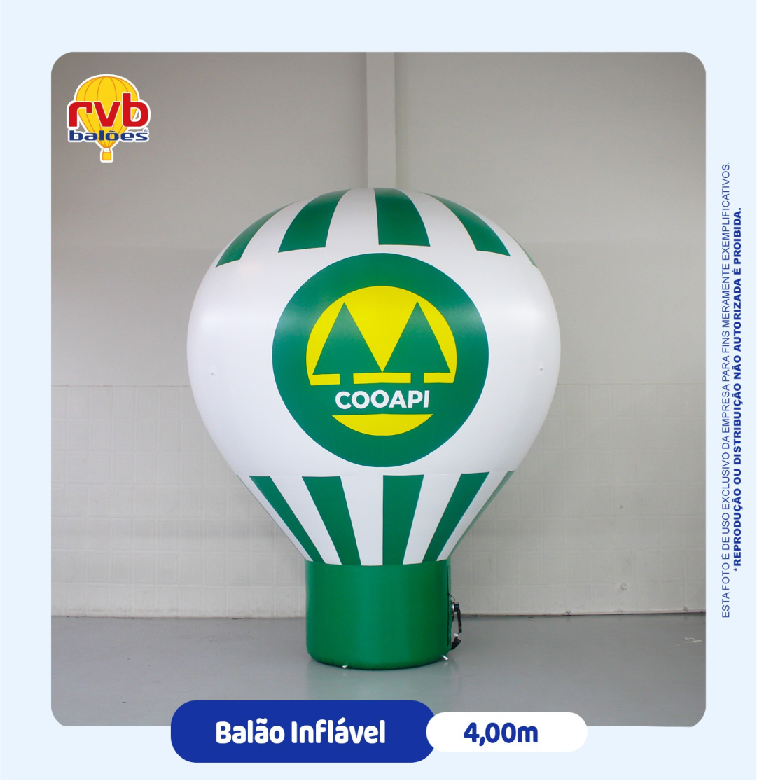 Balão Inflável - 4metros - Cooapi Coperativas