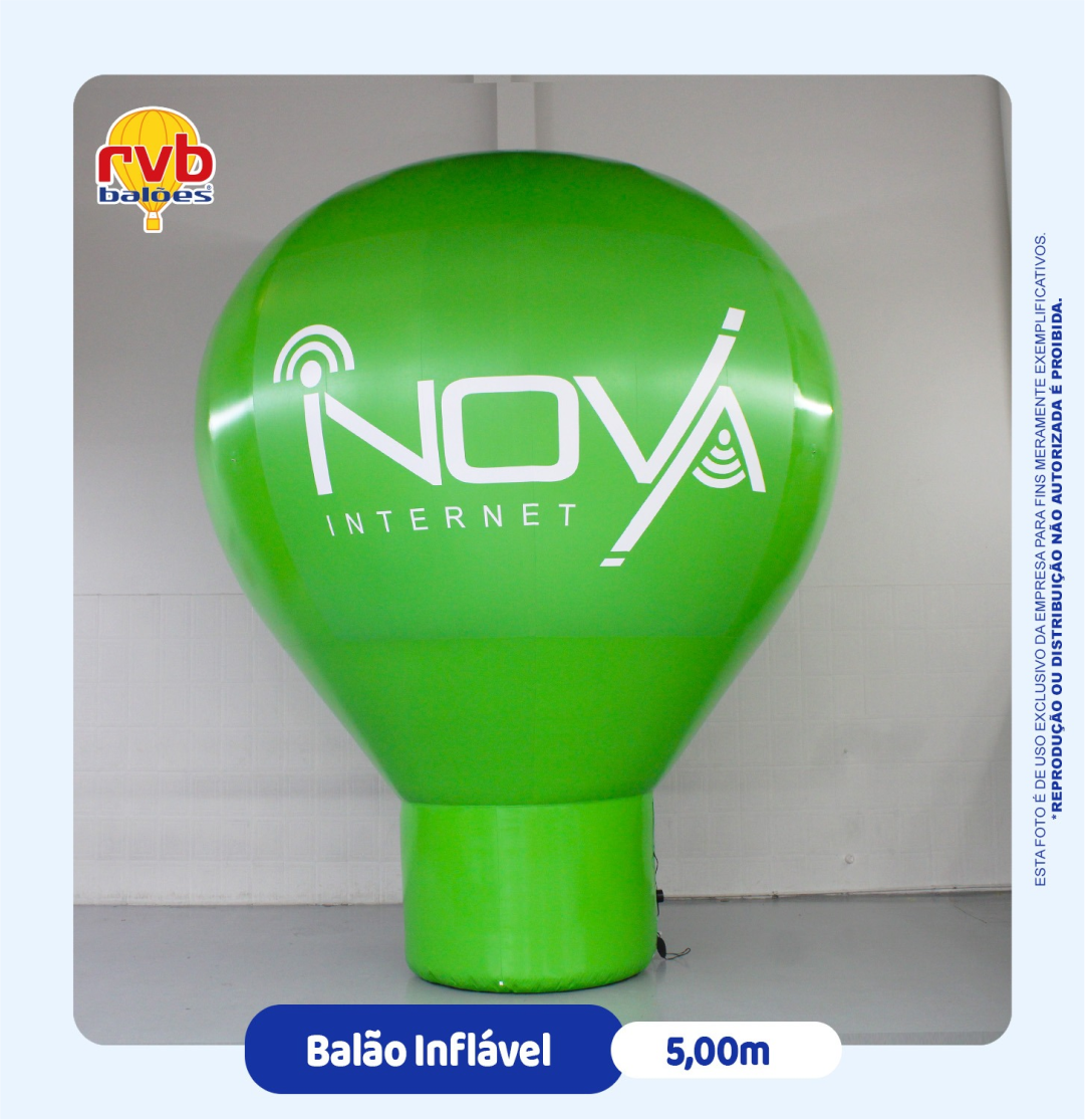 Balão Inflável - 5metros - Inova Internet