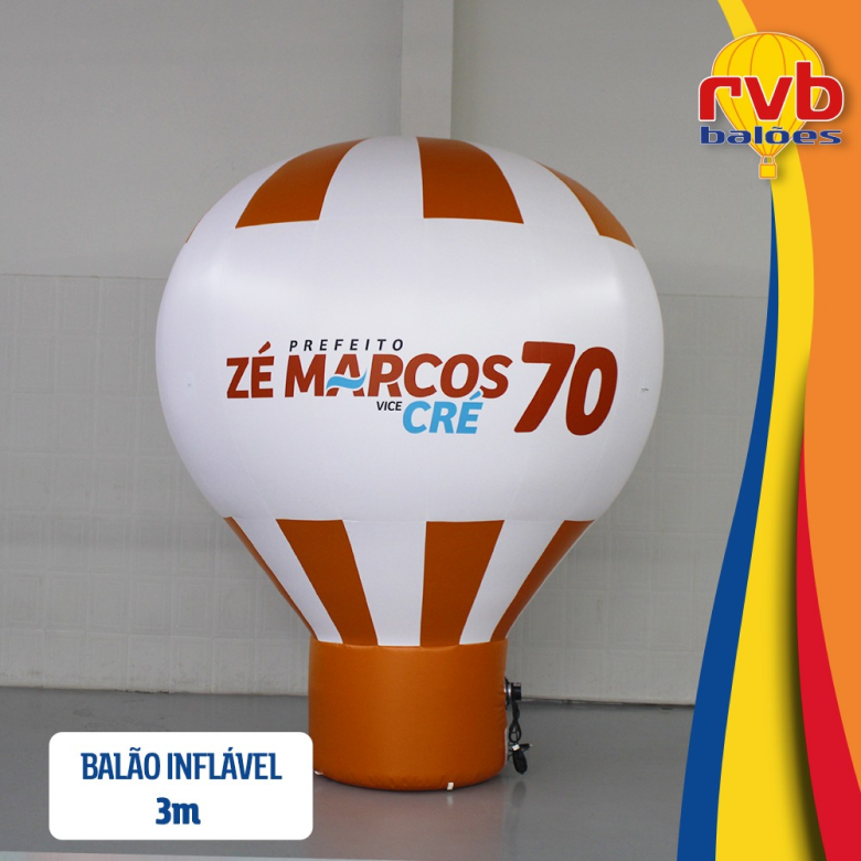 Balão inflável personalizado para candidato a prefeito