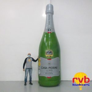 GARRAFA INFLAVEL PROMOCIONAL CHAMPGNE CASA PERINI