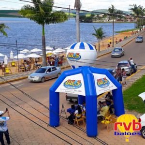 Promocao de Eventos Tenda Inflavel Radio Serra FM