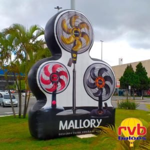 Baloes inflaveis personalizados Painel Mallory