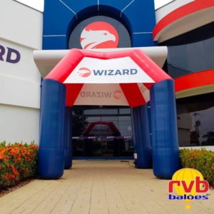 Baloes inflaveis personalizados Tendas Wizard