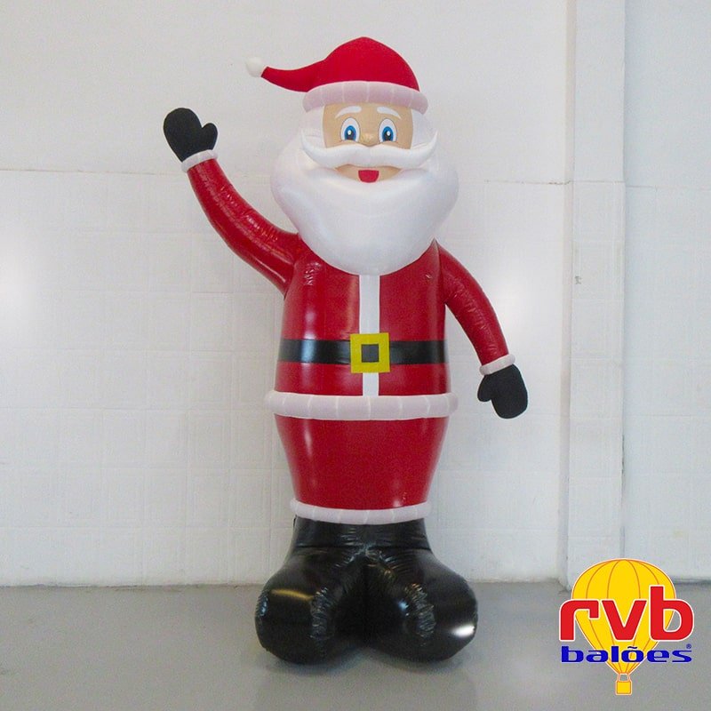 Marketing para o natal papai noel inflavel