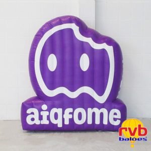 Inflavel promocional Logomarca Aiqfome