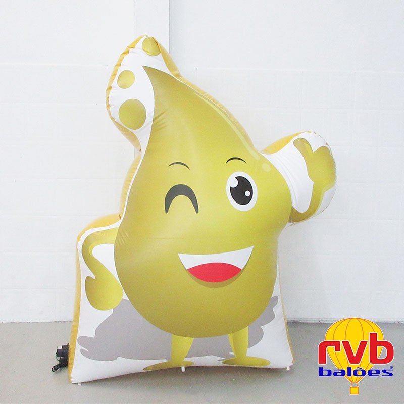 Boneco Inflavel Gota Oleo