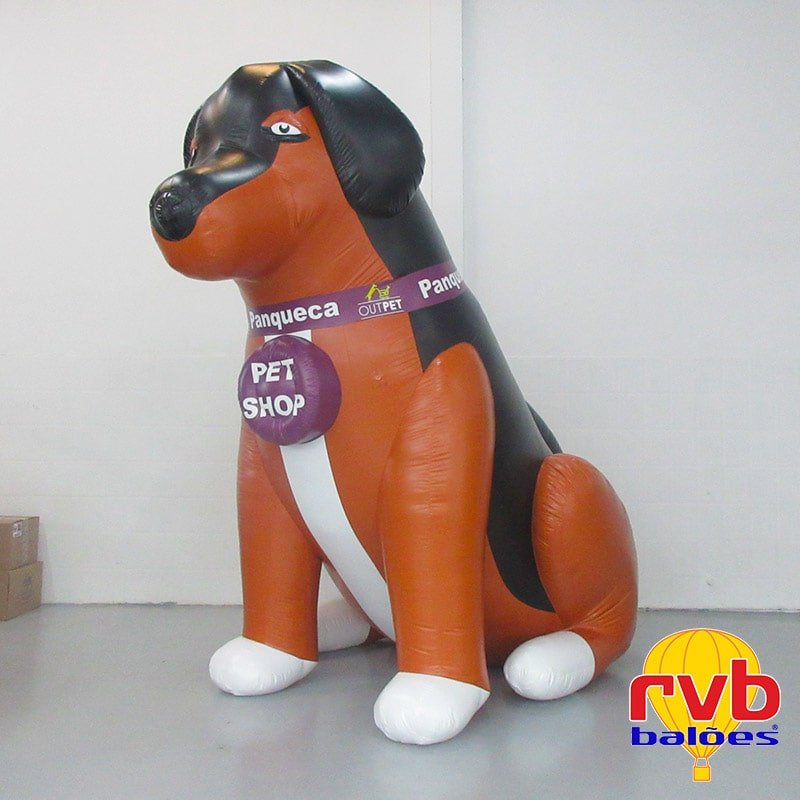 Mascote Inflavel Cachorro Outpet
