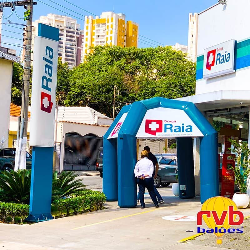 Tenda Inflável Fármacia Droga Raia