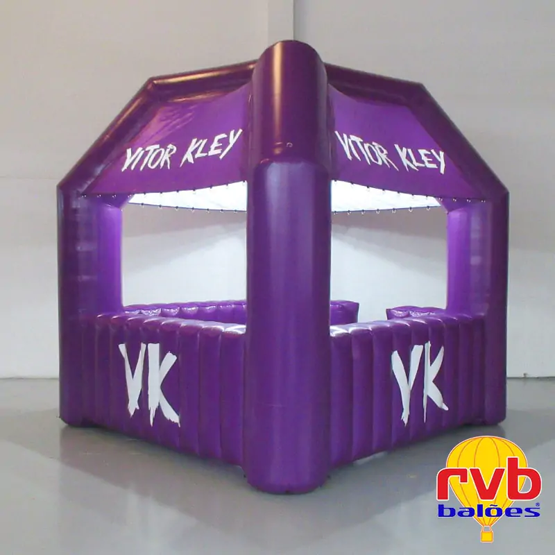 Tendas inflaveis em shows e eventos Vitor Kley