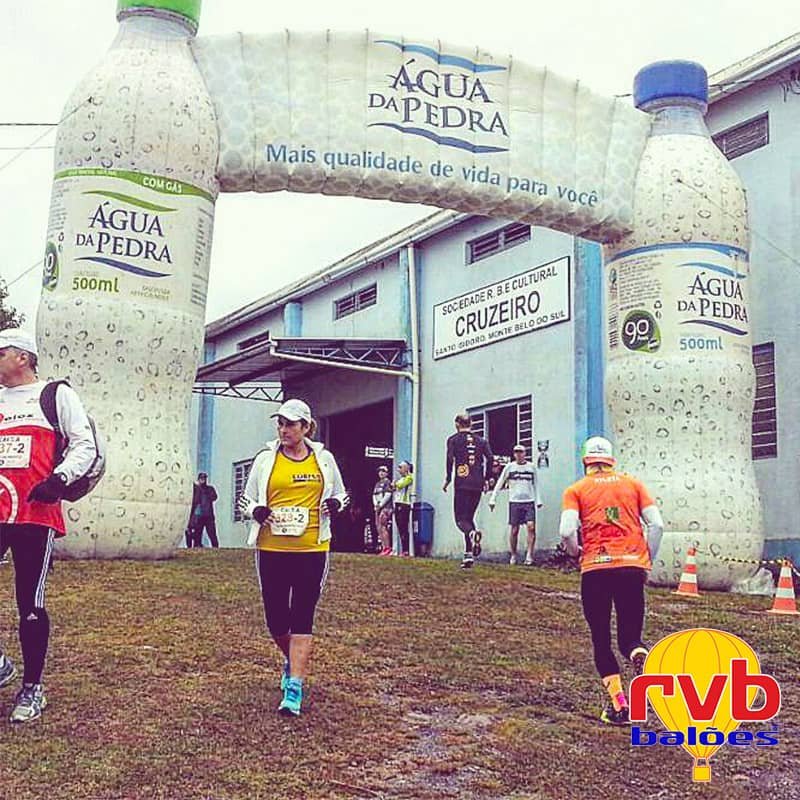 portais inflaveis em eventos esportivos Agua da Pedra