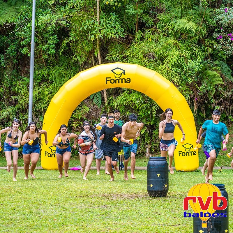 portais inflaveis em eventos esportivos Forma