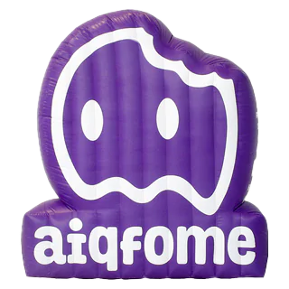 logomarca inflável aiqfome
