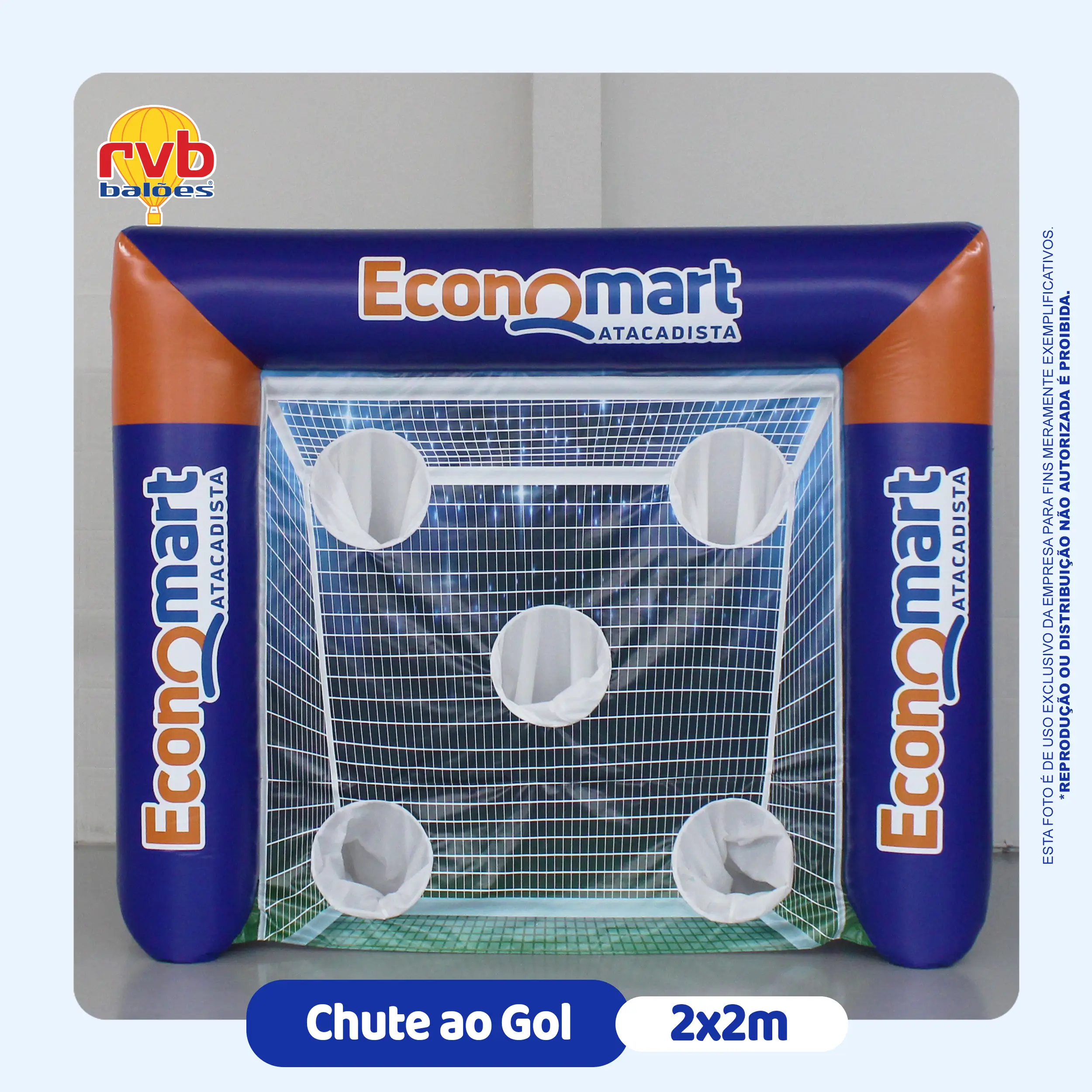 CHUTE AO GOL 2x2m ECONOMART