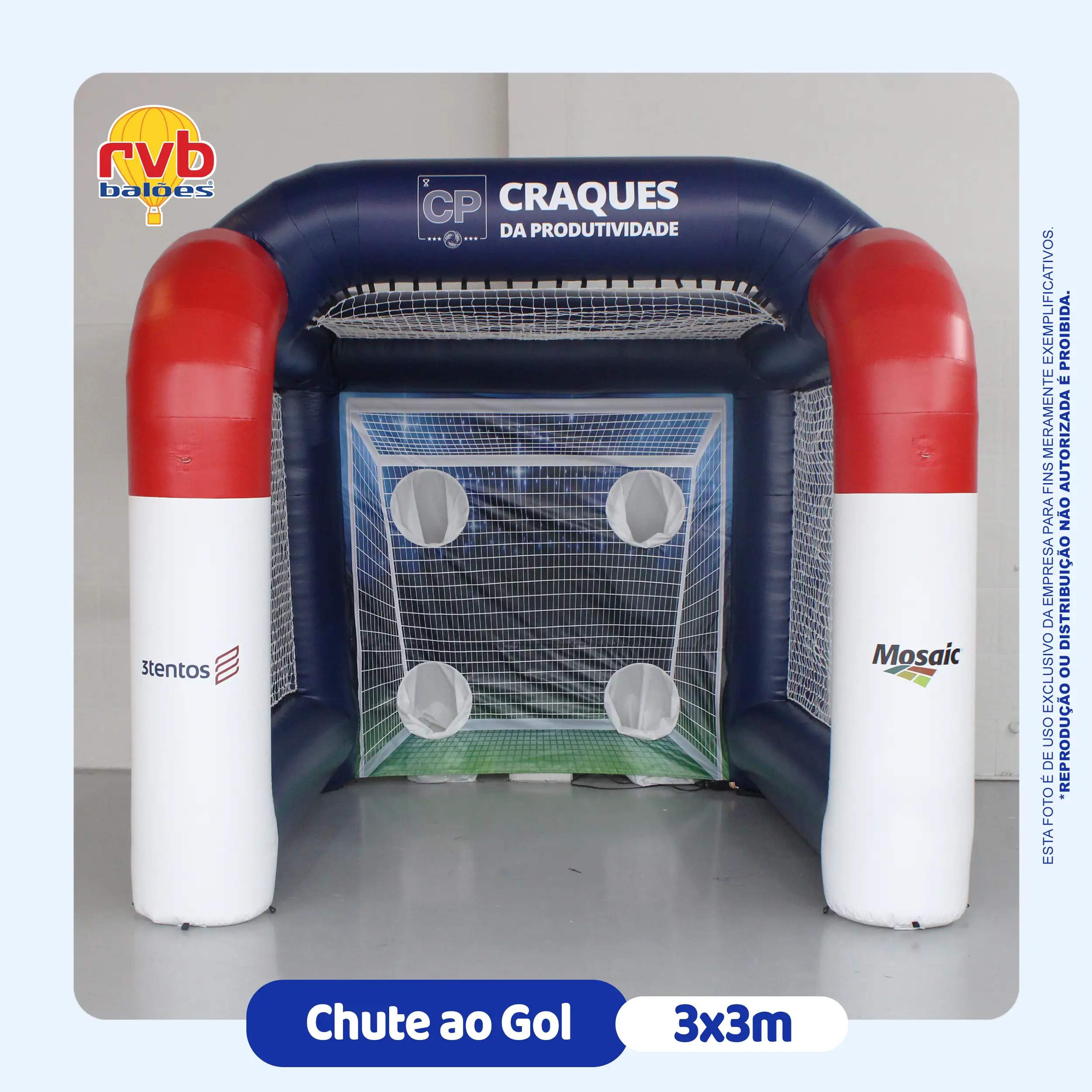 CHUTE AO GOL 3X3m CP CRAQUES