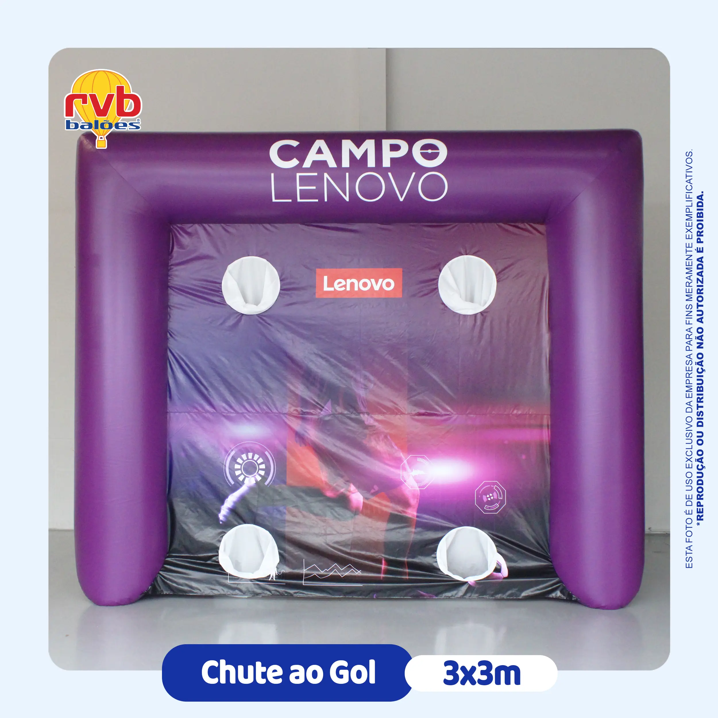 CHUTE AO GOL 3x3m LENOVO