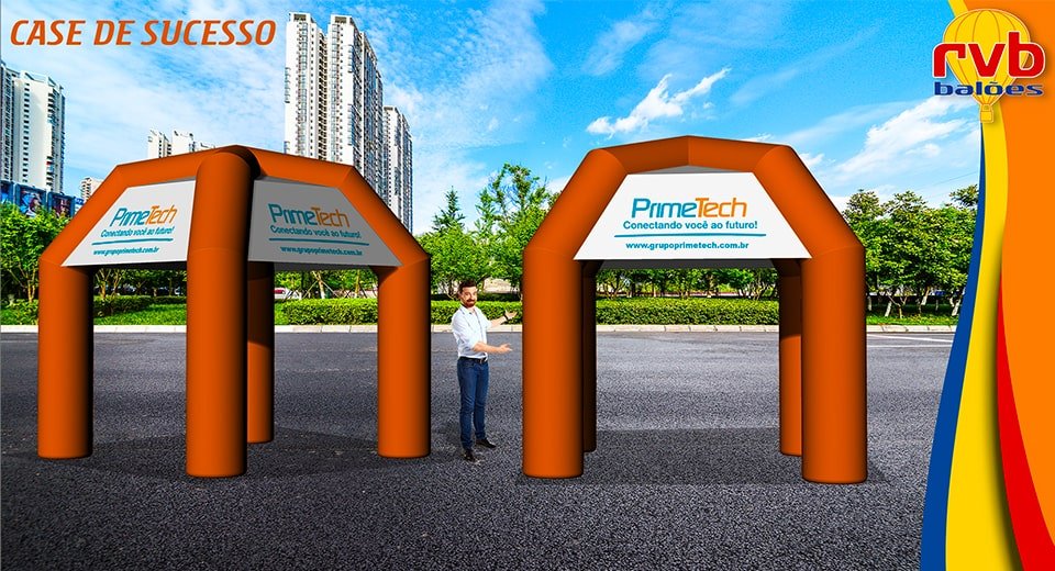 Case: como infláveis promocionais aumentaram o número de vendas da PrimeTech Case: como infláveis promocionais aumentaram o número de vendas da PrimeTech