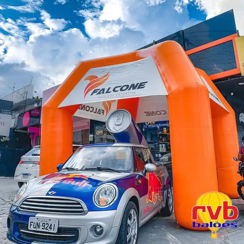 Marketing para Academias Tenda Inflavel Falcone