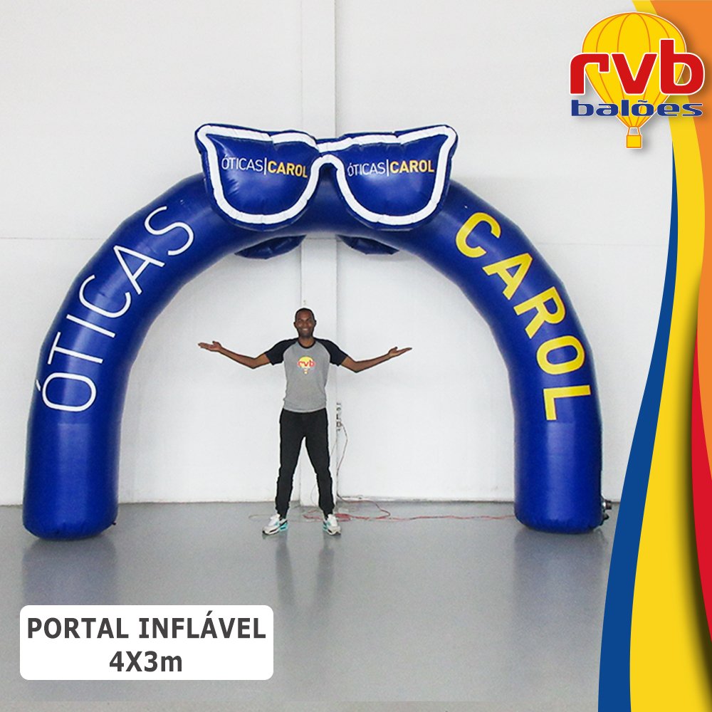 Portal Inflável 4x3 OTICASCAROL 1