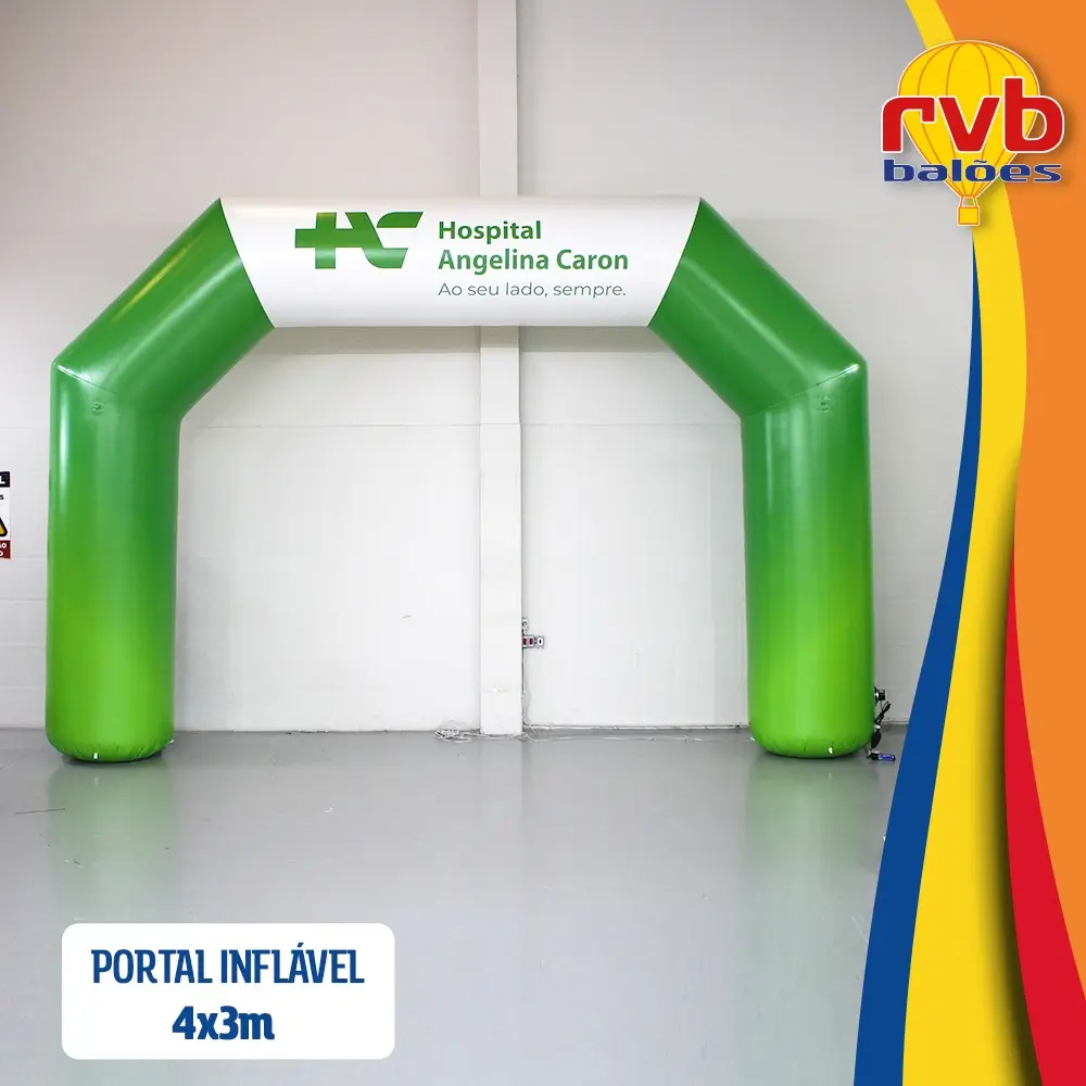 Portal Inflável Personalizado 4x3m Hospital