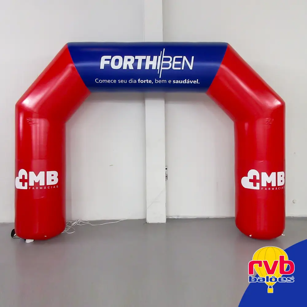 Portal Inflável Personalizado para Farmácia ForthiBen