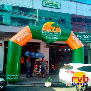 Portal Inflável Stihl Agroam Frente De Loja