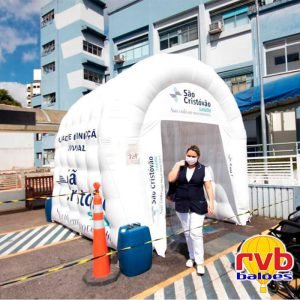 Desinfectar ambientes comerciais: Túnel Inflável de Desinfecção São Cristóvão