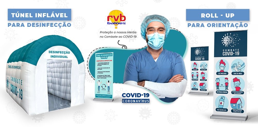 Túnel de desinfecção reduz o contágio do Covid-19 em hospitais