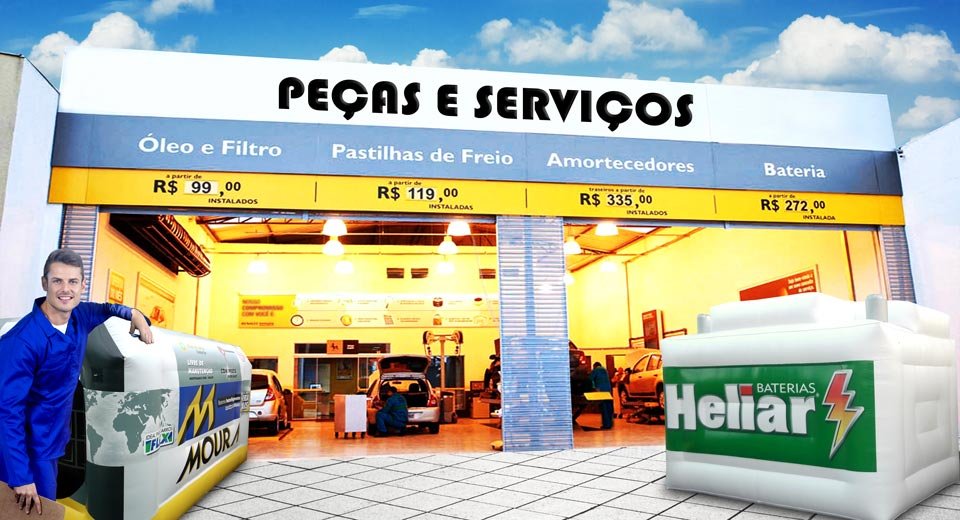 Fotos de réplica de bateria inflável: inspirações para destacar sua marca