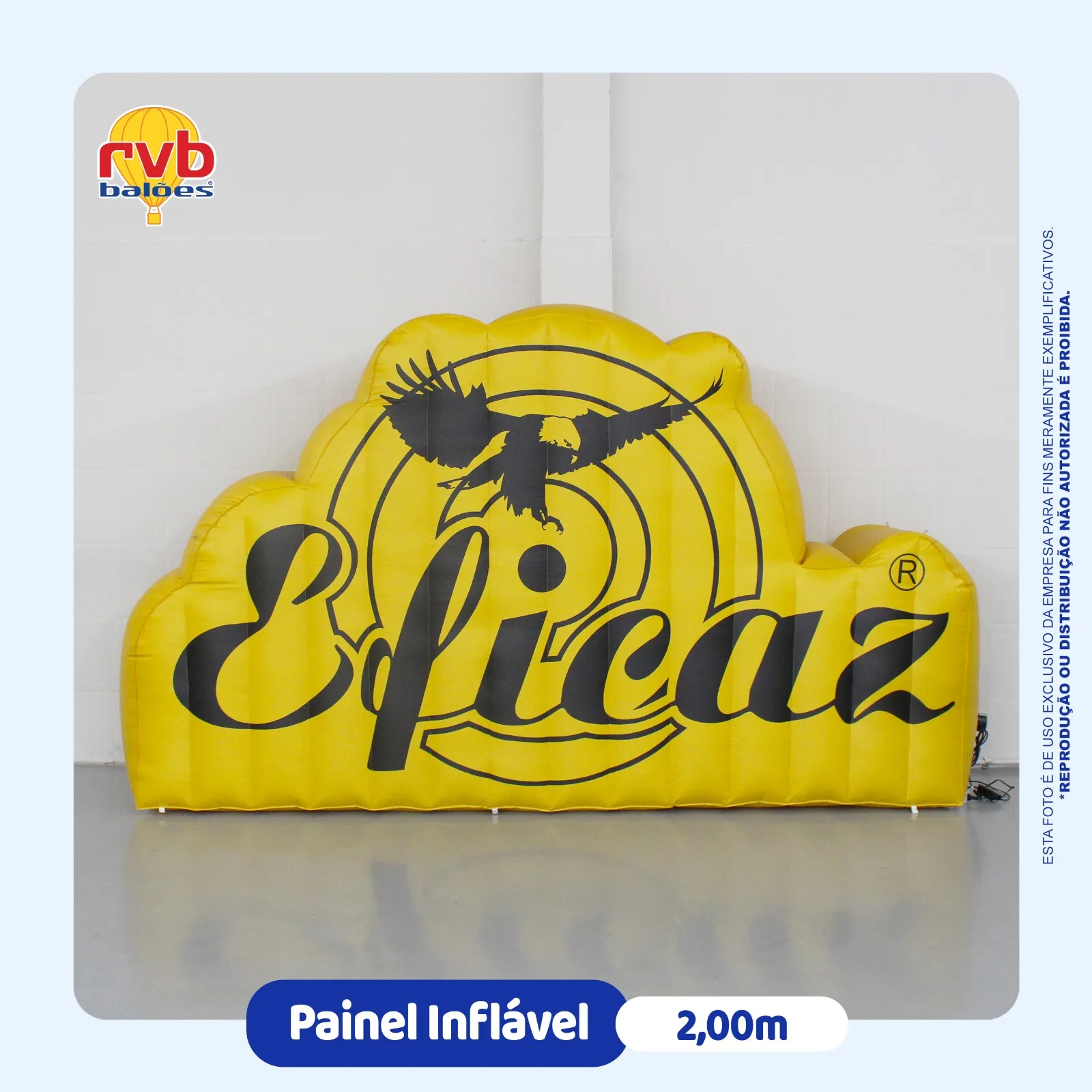 Painel Inflavel Alimentos Eficaz