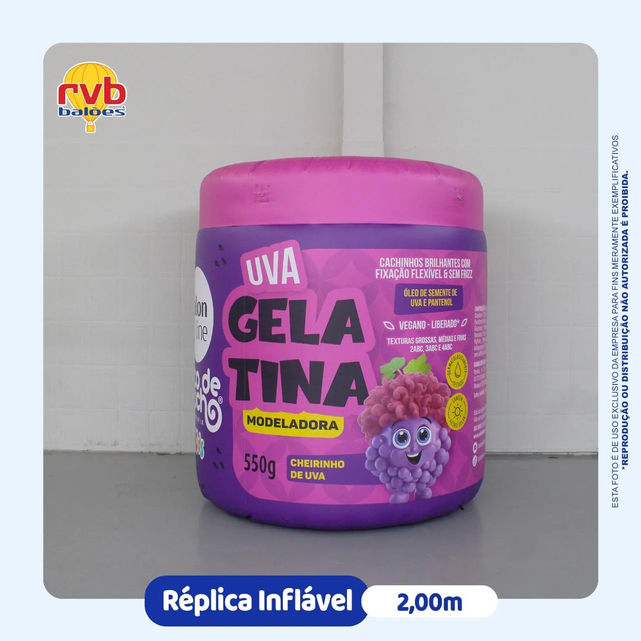 Replica Inflavel Cosmeticos Gelatina