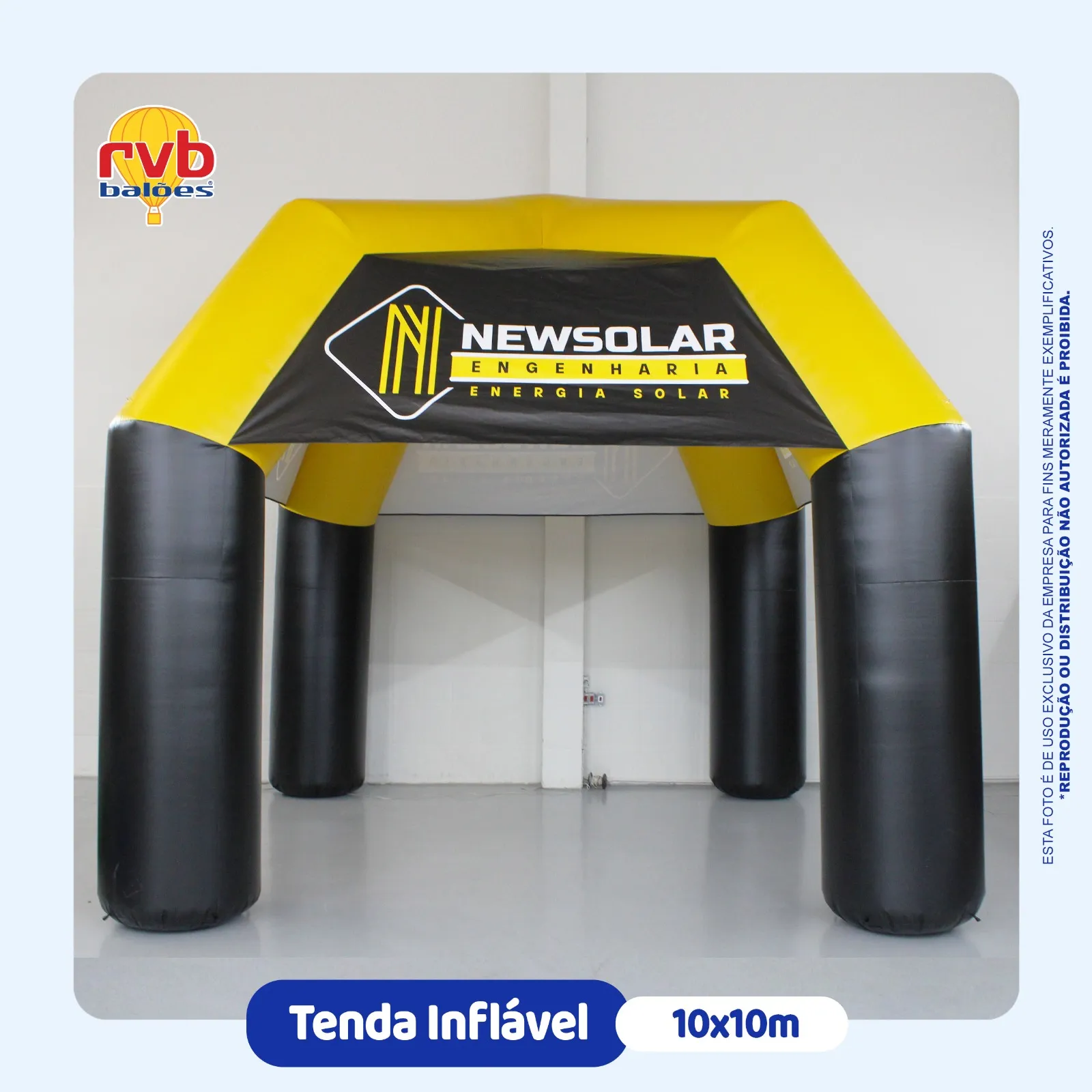 Tenda Inflavel Energia Solar Newsolar