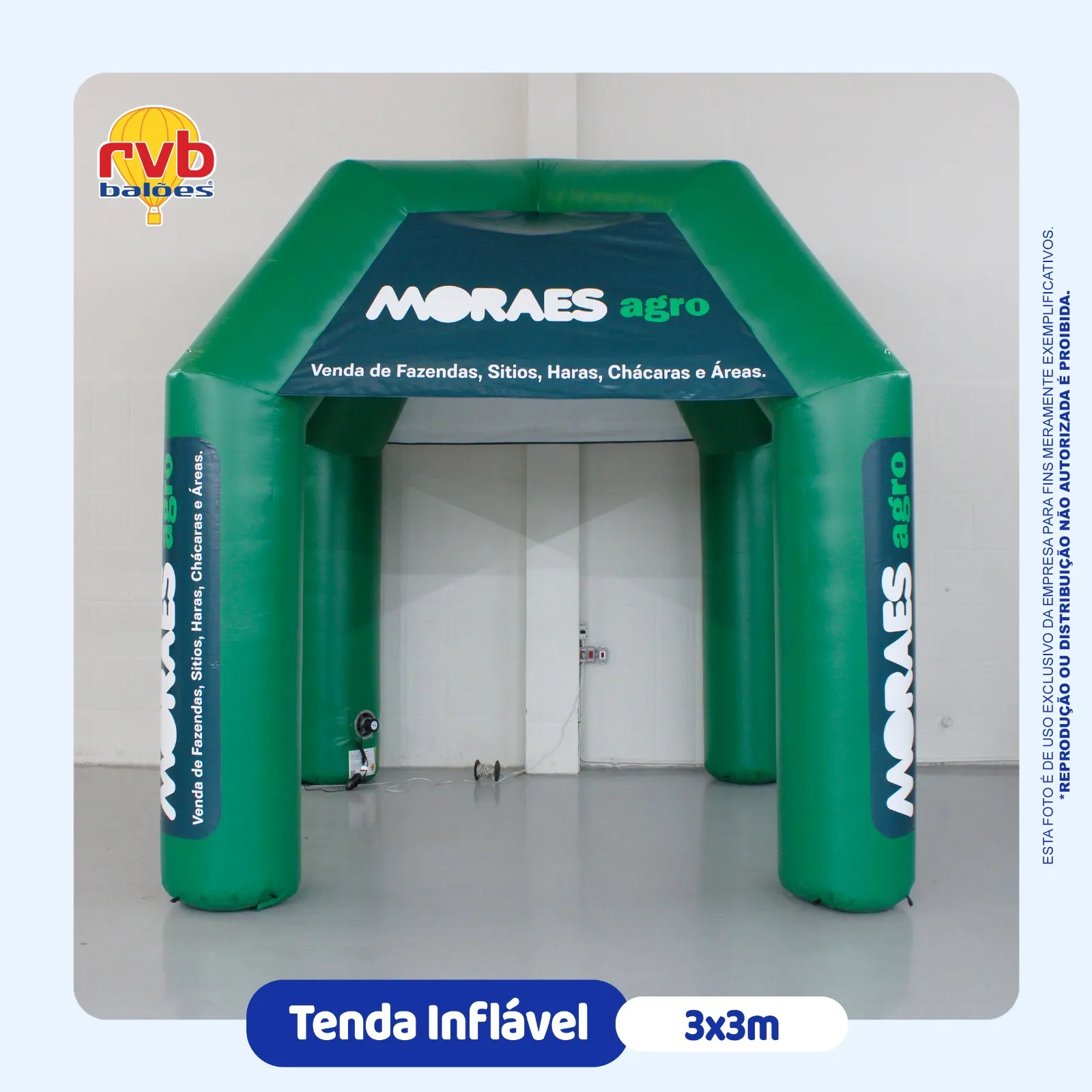 Tenda Inflavel Imobiliaria Moraes Agro