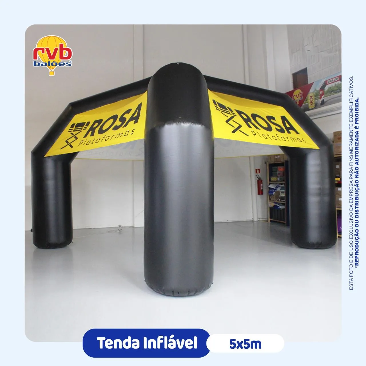 Tenda Inflavel Plataformas Rosa