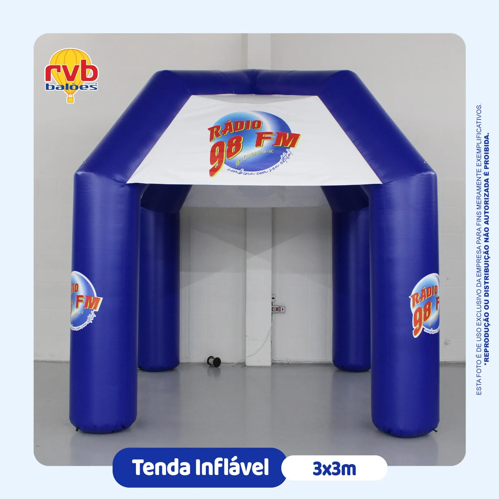 Tenda Inflavel Radiodifusao Radio 98 Fm