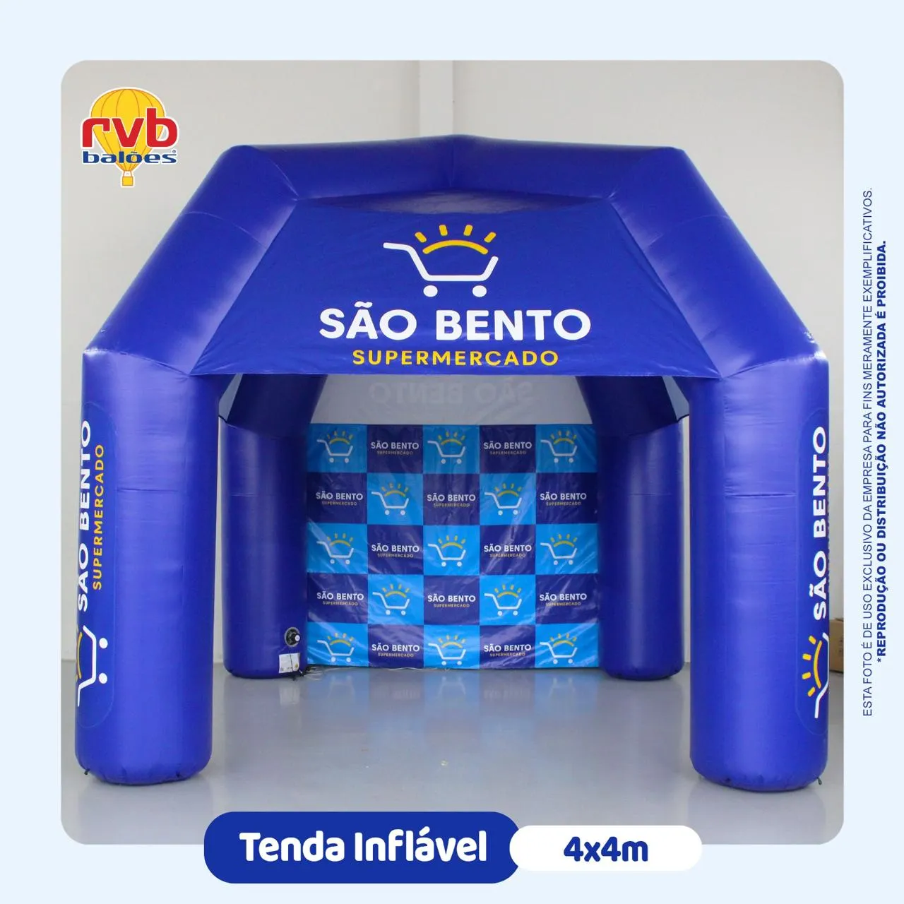 Tenda Inflavel Supermercado São Bento 1