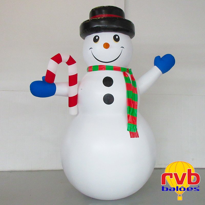 Boneco de Neve Gigante para lojas que desejam vender mais no Natal