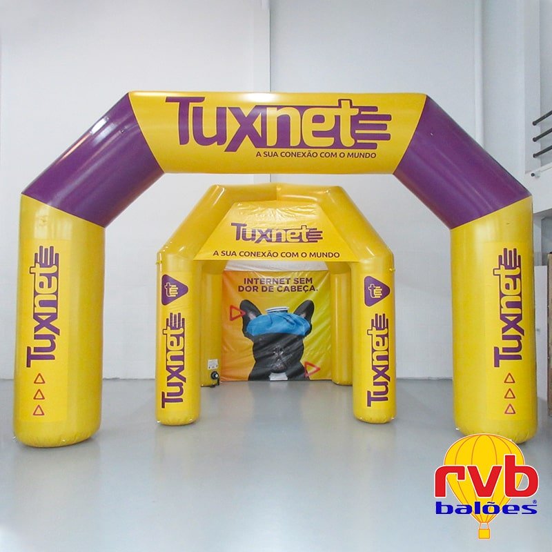 inflaveis promocionais personalizados nos negocios Tuxnet