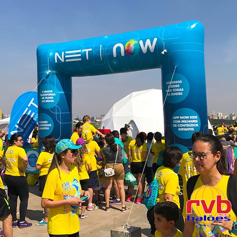 inflavel promocional para eventos ao ar livre Net Now